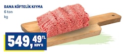 Dana Köftelik Kıyma kg 