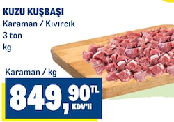 Kuzu Kuşbaşı Karaman kg 