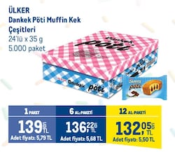 Ülker Dankek Pöti Hindistan Cevizli 35 gr 24'lü