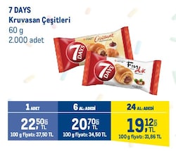 7 Days Kakaolu Kruvasan 60 gr