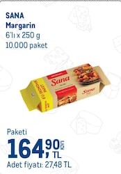Sana Margarin 6x250 gr