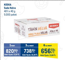 Koska Sade Helva 48'lix40 g 