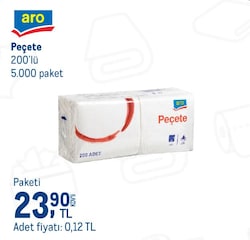 Aro Peçete 200'lü 