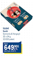 İsushi Sushi Somonlu&Yengeçli 32x24 g