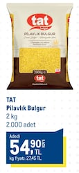 Tat Pilavlık Bulgur 2 kg