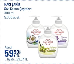 Hacı Şakir Sıvı Sabun 300 ml