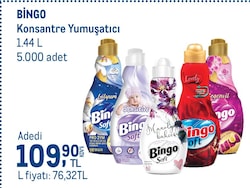 Bingo Soft Yumuşatıcı 60 Yıkama 1.44 lt