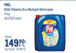 Pril 4 kg Bulaşık Deterjanı
