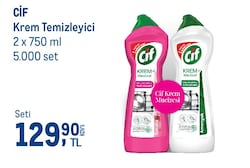 Cif Krem Temizleyici 2x750 ml