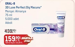 Oral-B 3D Luxe Perfect Diş Macunu 75 ml