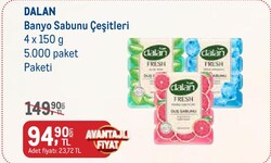 Duru Banyo Sabunu Çeşitleri 4x150 g