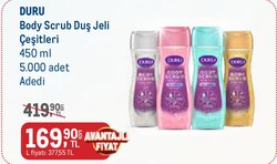 Duru Body Scrub Duş Jeli Çeşitleri 450 ml