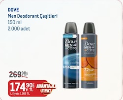 Dove Men Deodorant Çeşitleri 150 ml