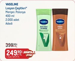 Vaseline Losyon Çeşitleri 400 ml