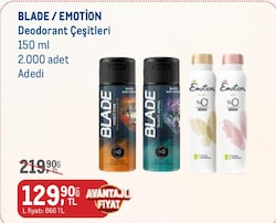 Blade/Emotion Deodorant Çeşitleri 150 ml