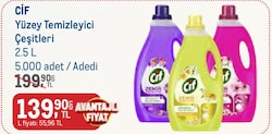 Cif Yüzey Temizleyici Çeşitleri 2,5 l