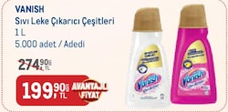 Vanish Sıvı Leke Çıkarıcı Çeşitleri 1 l