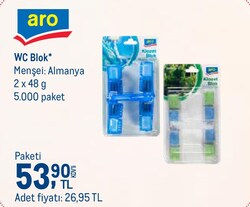 Aro Wc Blok 2x48 gr
