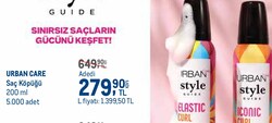 Urban Care Saç Köpüğü 200 ml