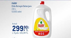 Fairy Elde Bulaşık Deterjanı 2,6 l