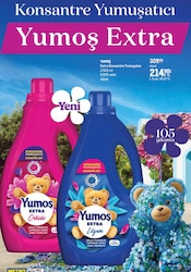 Yumoş Extra Konsantre Yumuşatıcı 2520 ml