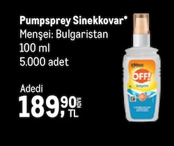 Off Pumpsprey Sinekkovar 100 ml