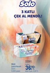 Solo Çek Al Mendil 150'li