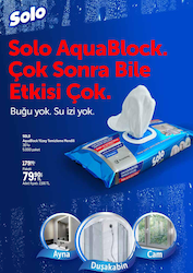 Solo Aquablock Temizlik Havlusu 30'lu