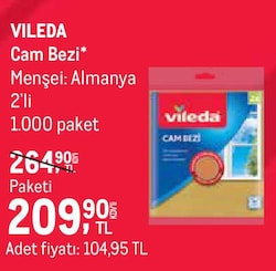 Vileda Cam Bezi 2'li