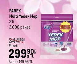 Parex Multi Yedek Mop 2'li