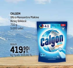 Calgon Ultra Konsantre Makine Kireç sökücü 750 g