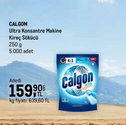 Calgon Ultra Konsantre Makine Kireç Sökücü 250 g