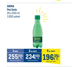 Sırma Pet Soda 24x250 ml