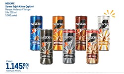Nescafe Xpress Soğuk Kahve Çeşitleri 24x250 ml