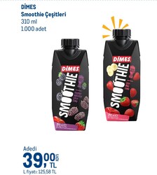 Dimes Smoothie Çeşitleri 310 ml