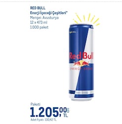 Red Bull Enerji İçeceği Çeşitleri 12x473 ml