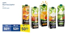 Cappy Meyve Suyu Çeşitleri 1 lt