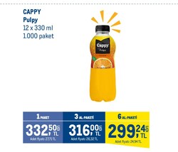 Cappy Pulpy 12x330 ml