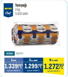 Metro Chef Tereyağı 2 kg