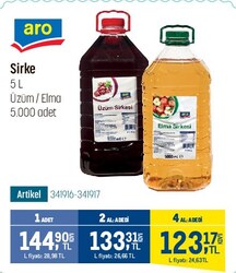 Aro Elma/Üzüm Sirke 5 l
