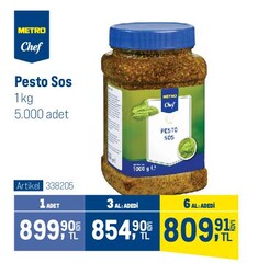 Metro Chef Pesto Sos 1 kg
