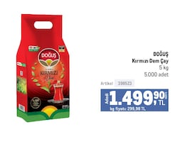 Doğuş Kırmızı Dem Çay 5 kg 