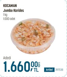 Kocaman Jumbo Karides 1 kg