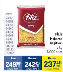 Filiz Makarna Çeşitleri 5 kg