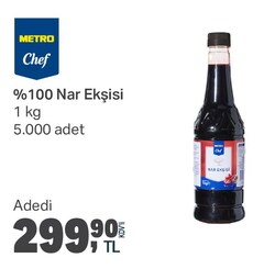 Metro Chef %100 Nar Ekşisi 1 kg