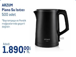 Arzum Piano Su Isıtıcı