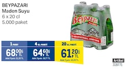 Beypazarı Maden Suyu 6x20 cl