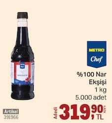 Metro Chef %100 Nar Ekşisi 1 kg