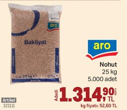 Aro Nohut 25 kg