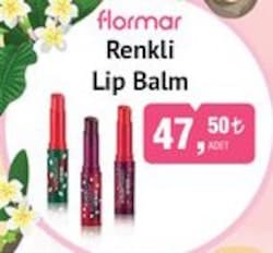 Flormar Renkli Lip Balm